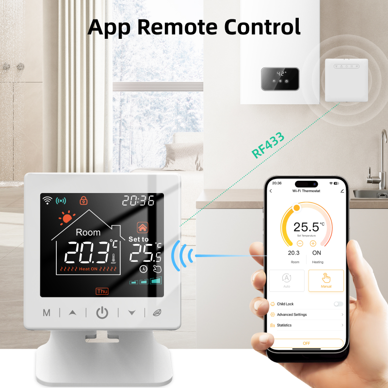 Smart home Wifi thermostat tuy - Universal Remote Smart Home 评论和价格