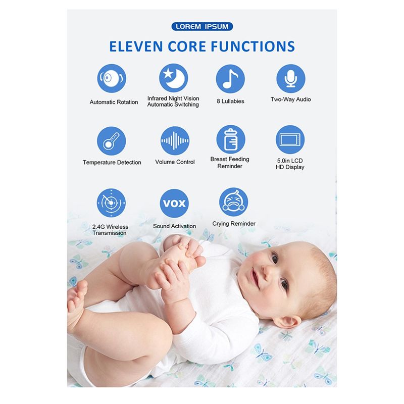 ABUL-Video Baby Monitor 2.4G 3 - Smart Home Video 评论和价格