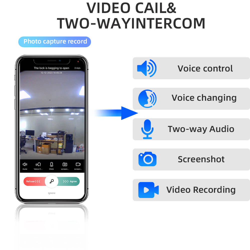 RAYKUBE DF14 Tuya WiFi 3D Face - Smart Home Door Lock 评论和价格