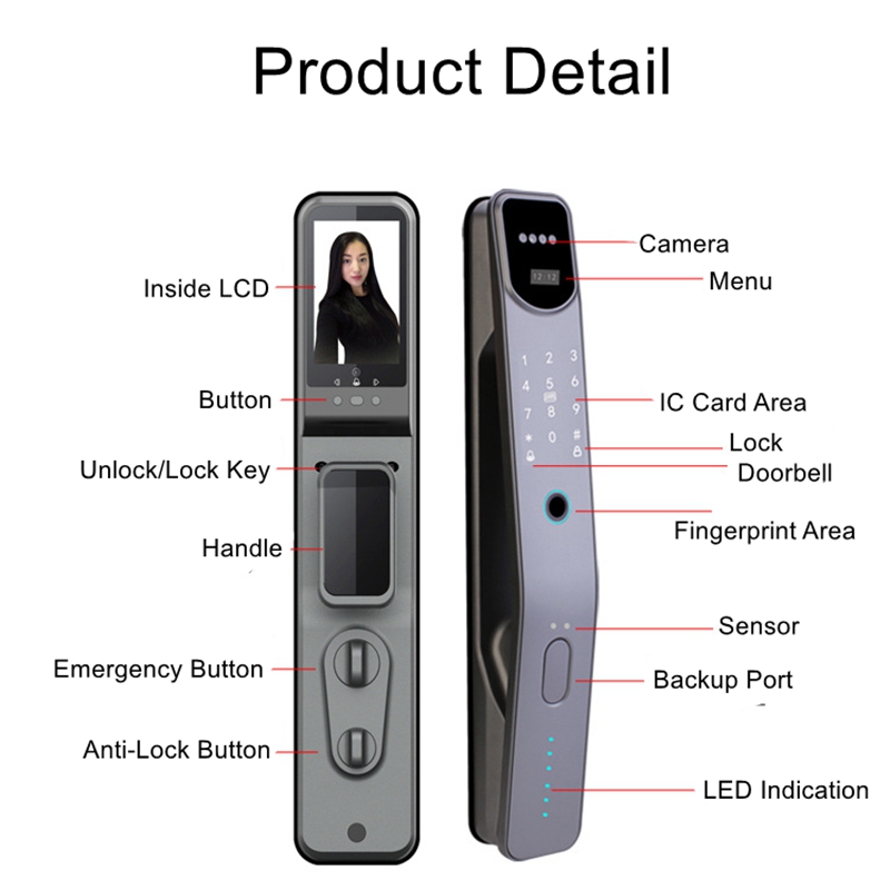 Tuya Wifi Electronic Fingerpri - Smart Home Door Lock 评论和价格