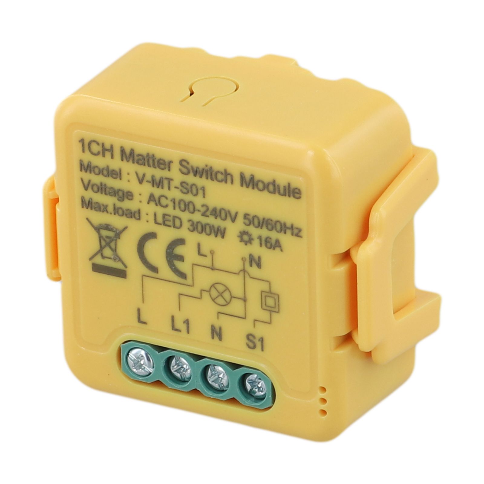 16A Matter For Smart Home Rela - Smart Home Yellow 评论和价格