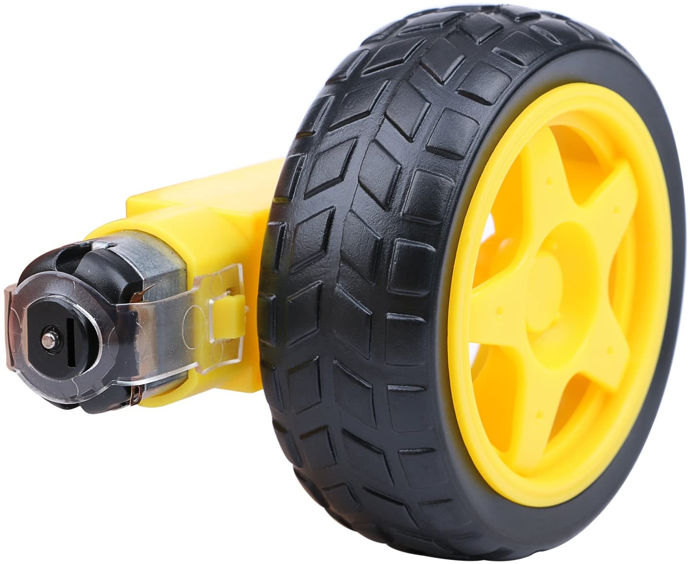 4Pcs DC Electric Motor + Plast - Smart Home Yellow 评论和价格