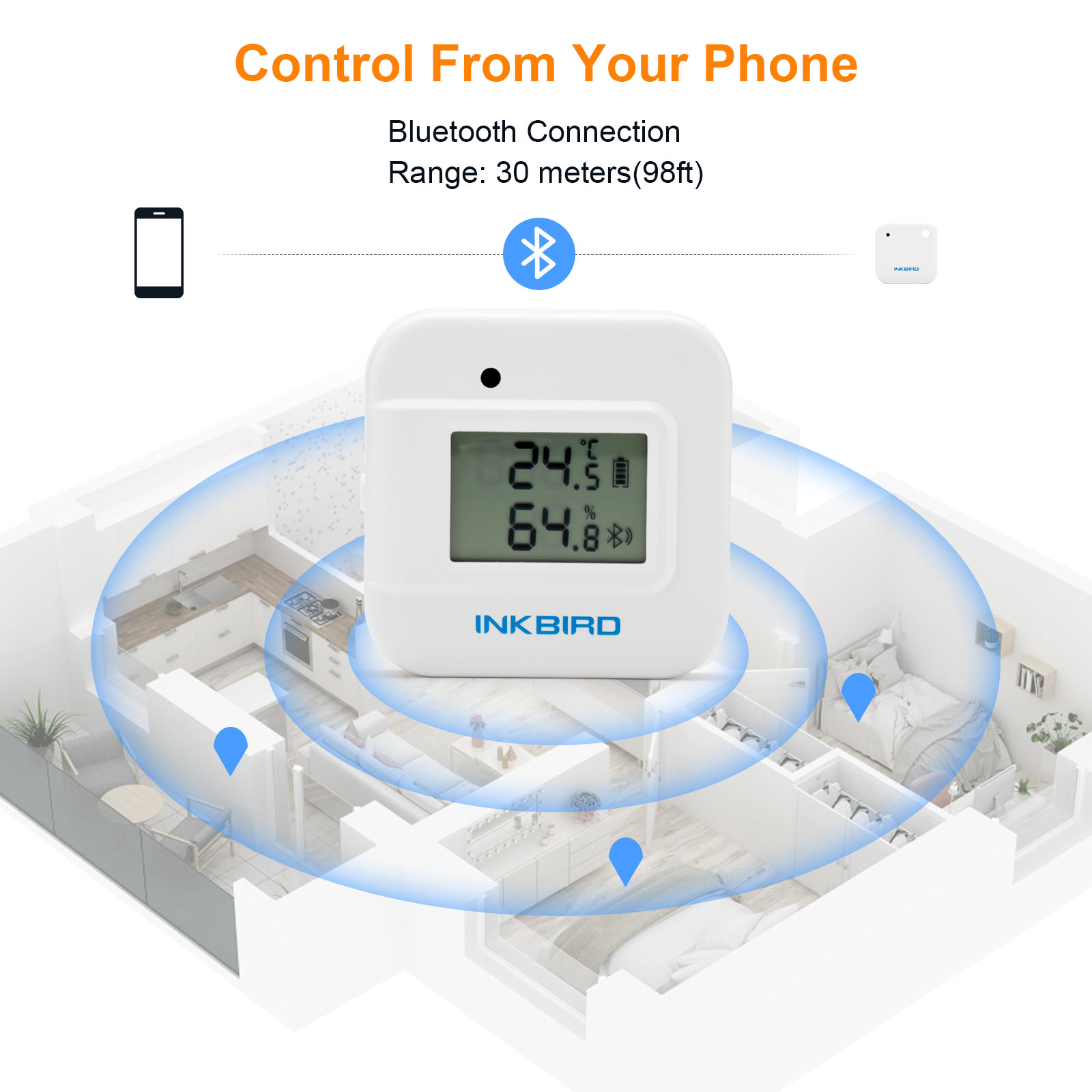 INKBIRD IBS-TH2 Plus Bluetooth - Smart Home Plus 评论和价格