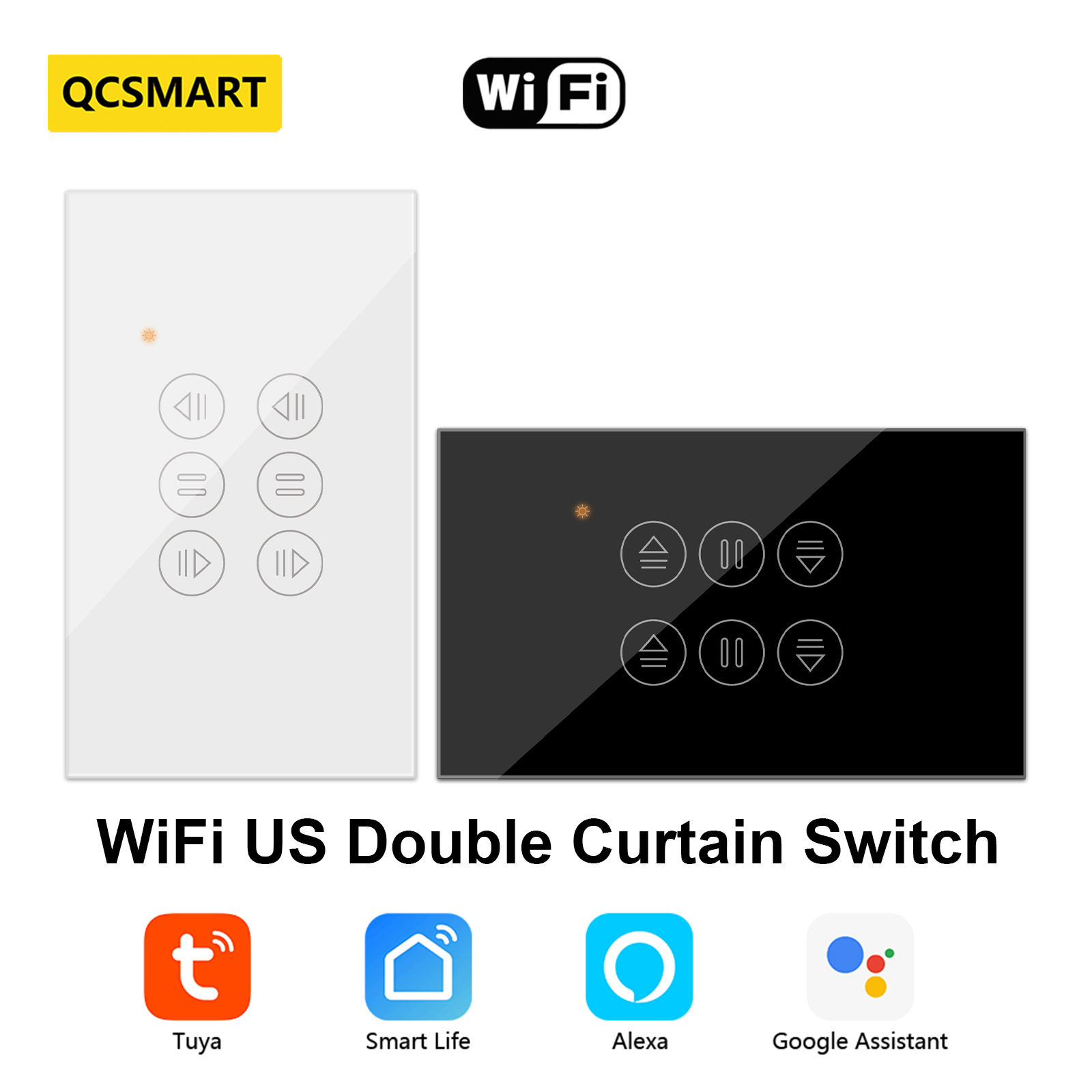QCSMART WiFi Double Curtain US - Universal Remote Smart Home 评论和价格